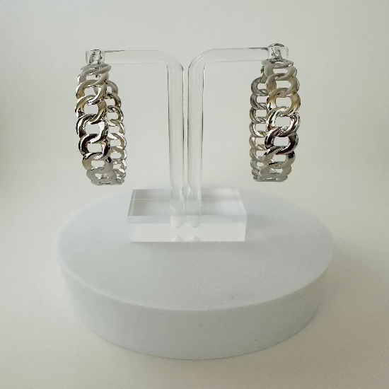 Silver Hoop Earrings | Classic & Stylish Jewelry