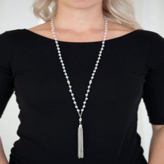 White Whisper Tassel