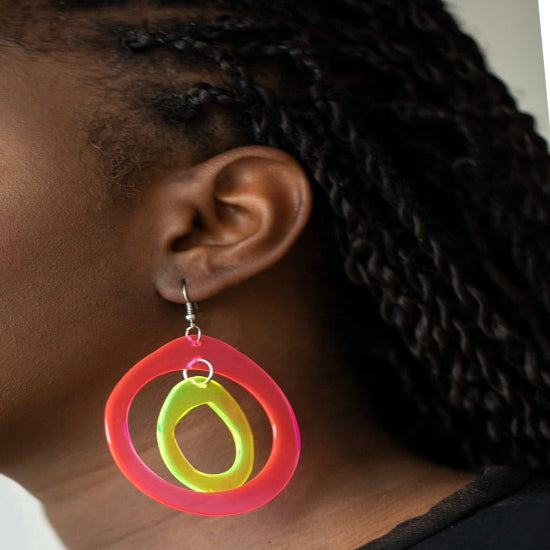 Affordable Neon Fish Hook Earrings | Bold and Vibrant Jewelry
