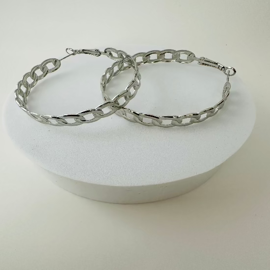 Silver Hoop Earrings | Classic & Stylish Jewelry
