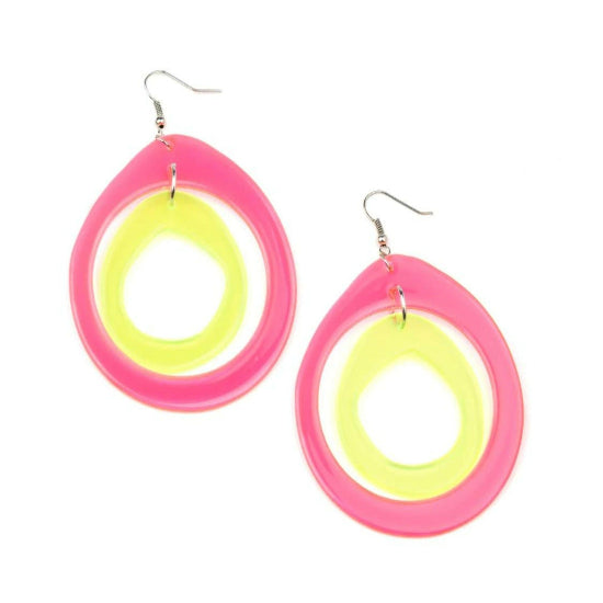 Affordable Neon Fish Hook Earrings | Bold and Vibrant Jewelry