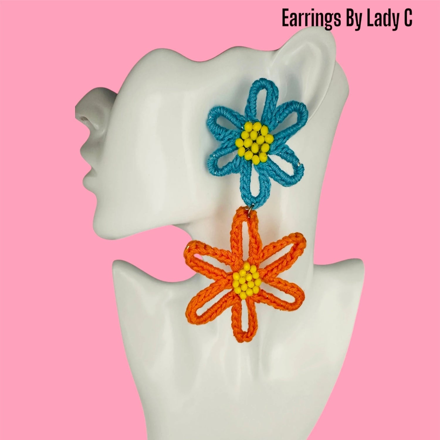 Multi Color Large Hoop Earrings 