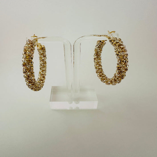 Rhinestones Hoops | Sparkling Jewelry for Every Occasion