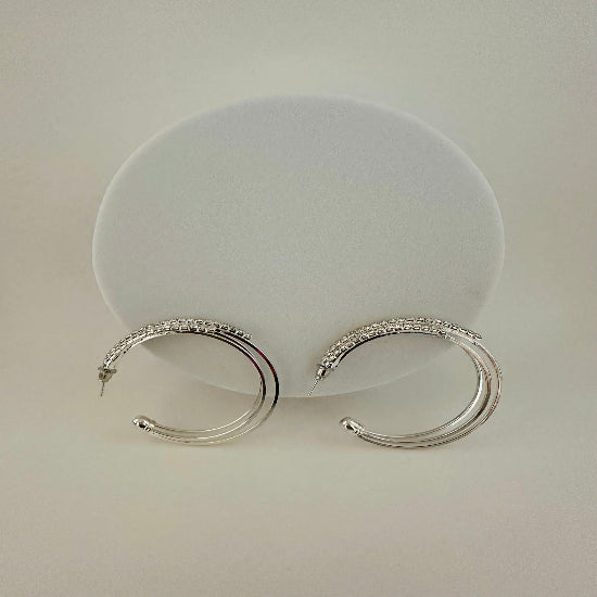 Rhinestone Hoop Earrings  Sparkling Jewelry for Every Occasion