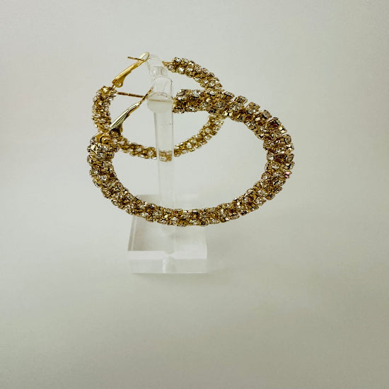 Rhinestones Hoops | Sparkling Jewelry for Every Occasion