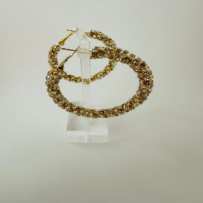 Rhinestones Hoops | Sparkling Jewelry for Every Occasion