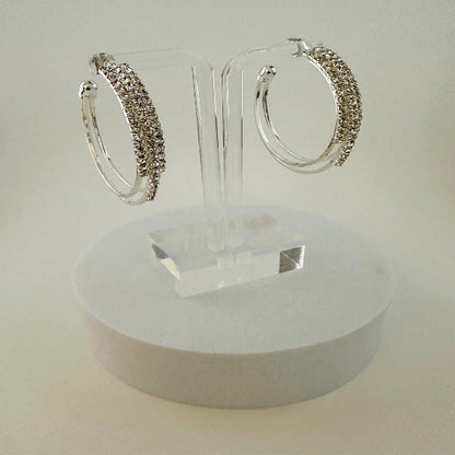 Rhinestone Hoop Earrings  Sparkling Jewelry for Every Occasion