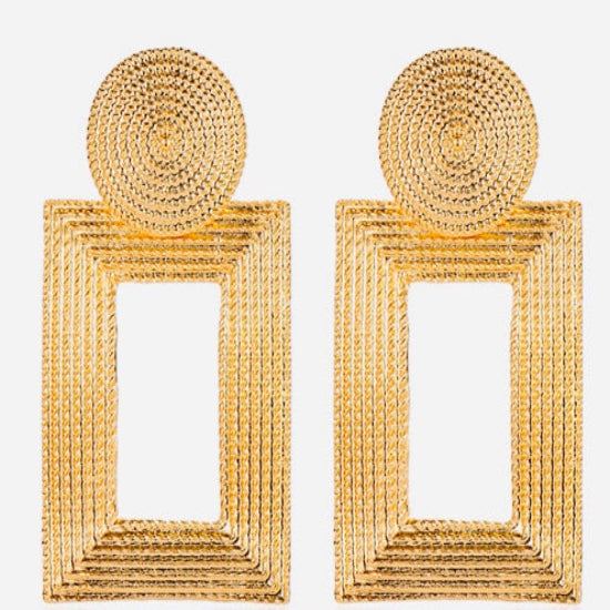 Golden Regal Earrings