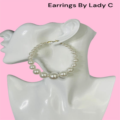 Aros de dama de perla