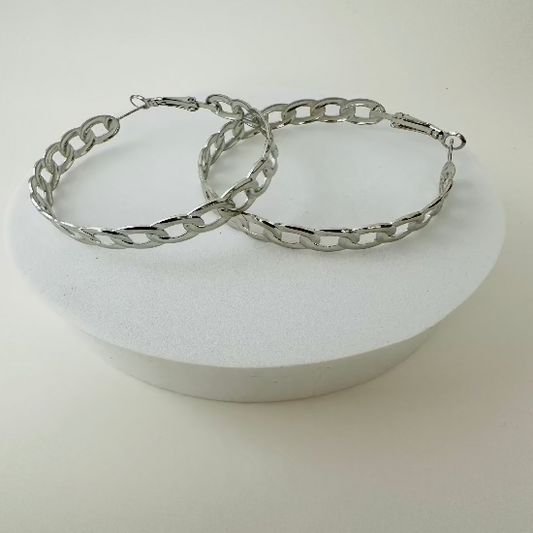 Silver Hoop Earrings | Classic & Stylish Jewelry