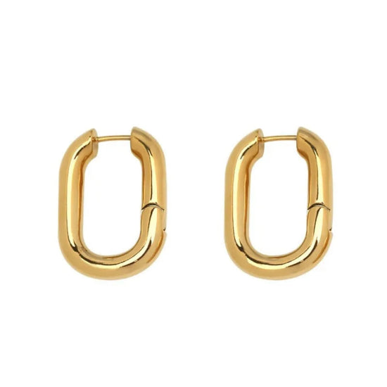 Affordable Small Gold Hop Earrings  